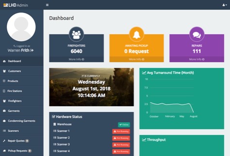 Firesmart dashboard interface