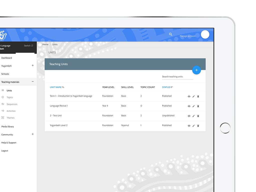OurLingo running on a phone and tablet